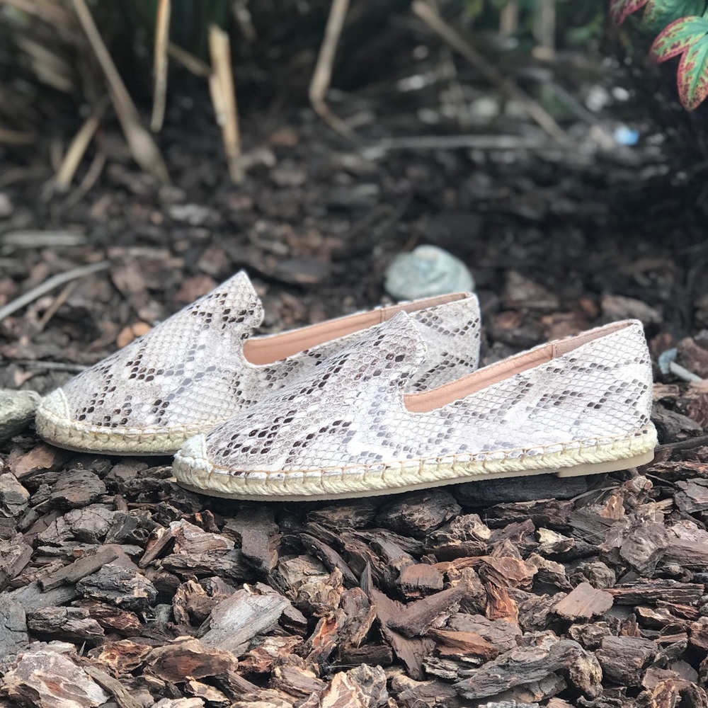 Snake skin espadrilles slip on - Picture 2 of 7
